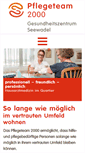 Mobile Screenshot of pflegeteam2000.ch